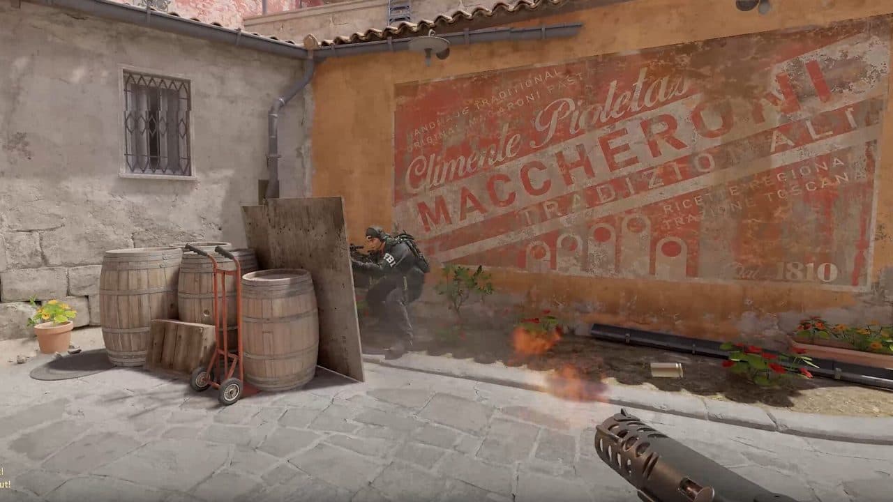 Counter-Strike 2 Train map bombsite execute