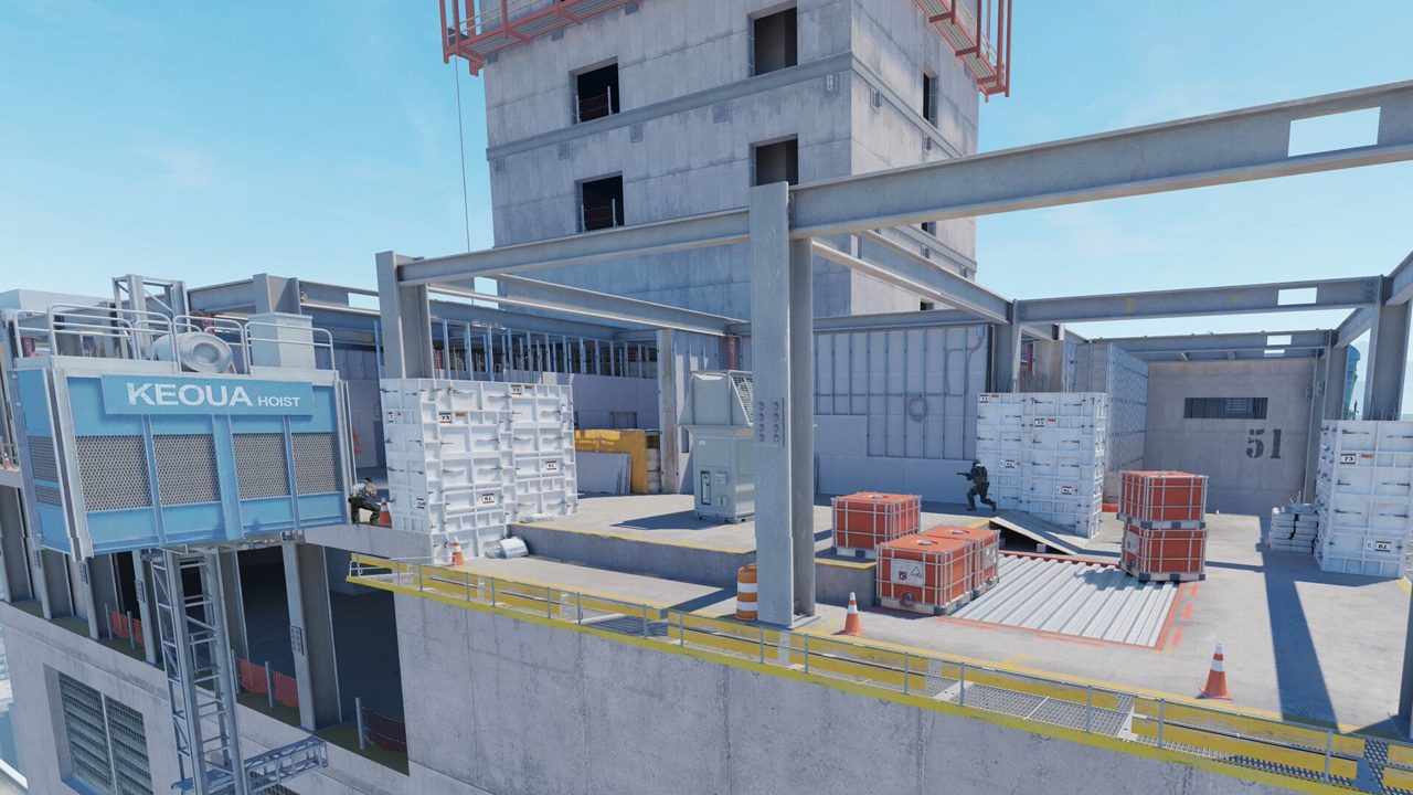 CS2 Premier mode map veto lobby showing Active Duty map tiles in a dark competitive interface with Mirage and Dust2 visible among selectable maps