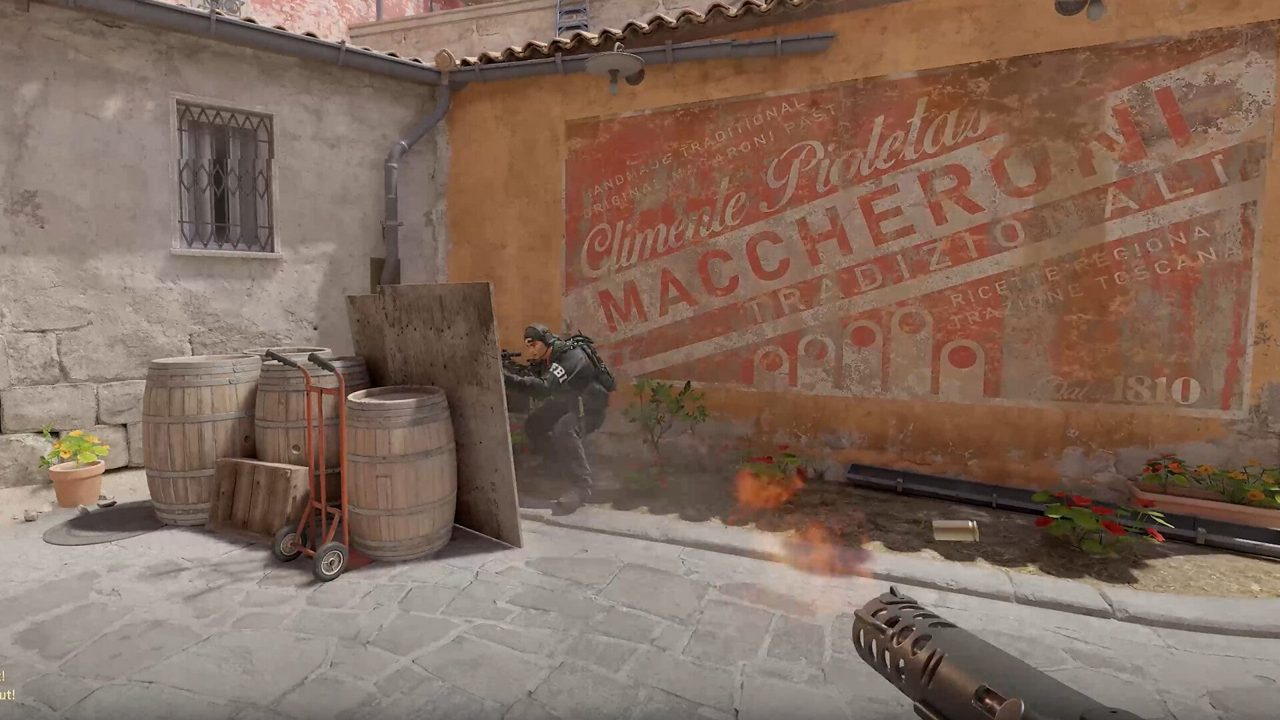 Counter-Strike 2 Train map bombsite execute